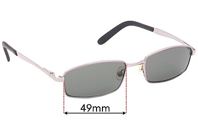 Ray-Ban RJ9504-S Replacement Lenses 49mm wide 