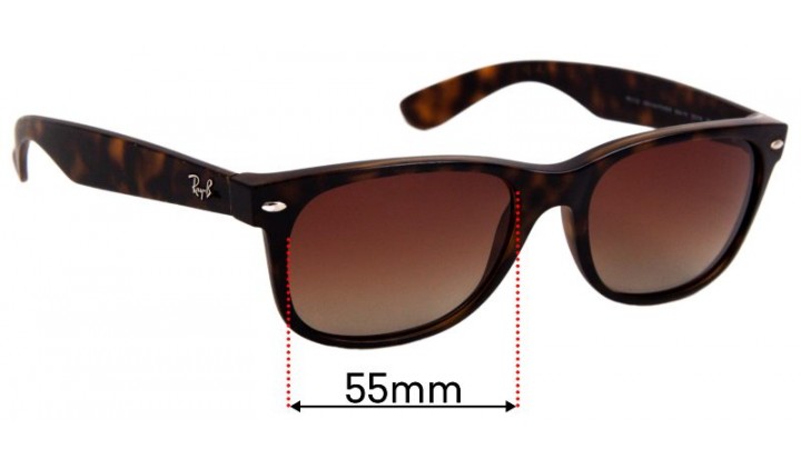 ray ban replacement lenses rb2132 55mm
