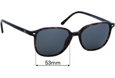 Ray Ban RB2193 Leonard Replacement Lenses 53mm wide 