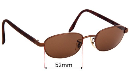 Sunglass Fix Replacement Lenses for Ray Ban RB3009 - 52mm Wide 
