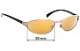 Sunglass Fix Lentes de Repuesto para Ray-Ban RB3101 - 59mm Wide 