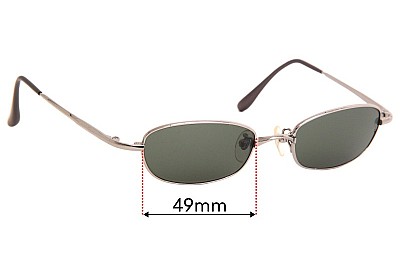 Ray-Ban RB3152 Replacement Lenses 49mm wide 