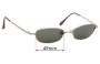 Sunglass Fix Replacement Lenses for Ray Ban RB3152 - 49mm Wide 