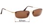 Sunglass Fix Replacement Lenses for Ray Ban RB3174  - 57mm Wide 