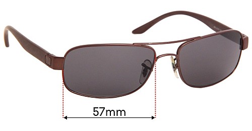 Ray-Ban RB3273 57mm Replacement Lenses
