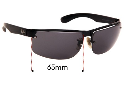 Ray Ban RB3403 Replacement Lenses 65mm wide 
