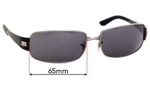 Sunglass Fix Replacement Lenses for Ray Ban RB3421 - 65mm Wide 