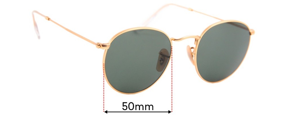 Ray Ban RB3447 Replacement Lenses 50mm 
