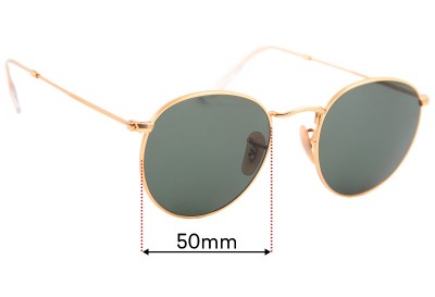 Ray Ban RB3447 Replacement Lenses 50mm wide 