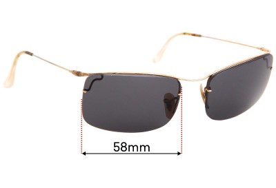 Ray Ban RB3499 Replacement Lenses 58mm wide 