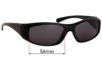 Ray-Ban RB4103 Verres de Remplacement 56mm wide 