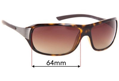 Ray Ban RB4120 Replacement Lenses 64mm wide 