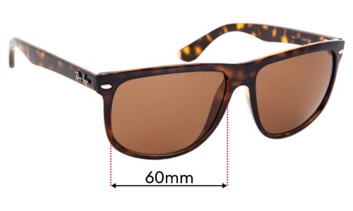 Ray Ban RB4147 Replacement Lenses 60mm wide 