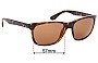 Sunglass Fix Verres de Remplacement pour Ray-Ban RB4181 - 57mm Wide 