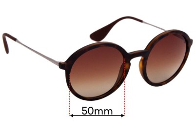 Ray Ban RB4222 Replacement Lenses 50mm wide 