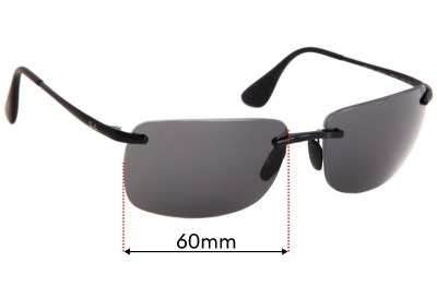 Ray Ban RB4255 Chromance Replacement Lenses 60mm wide 