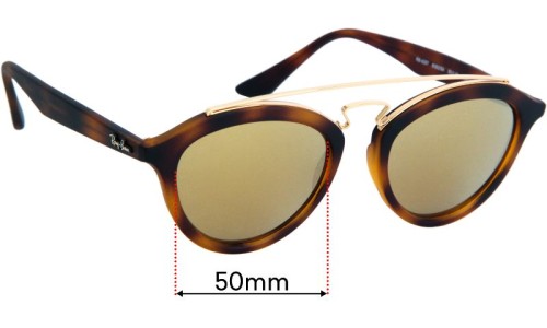 Ray Ban RB4257 Gatsby II Replacement Lenses 50mm wide 