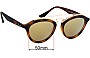 Sunglass Fix Replacement Lenses for Ray-Ban RB4257 Gatsby II - 50mm Wide 