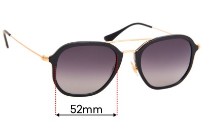 Ray Ban RB4273 Replacement Lenses 52mm wide 