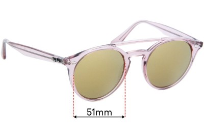Ray Ban RB4279 Replacement Lenses 51mm wide 