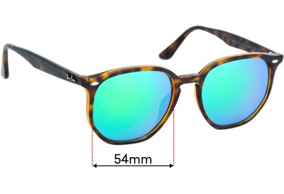 Ray Ban RB4306-F Replacement Lenses 54mm wide 