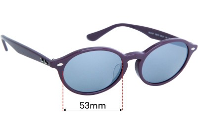 Ray Ban RB4315F Replacement Lenses 53mm wide 