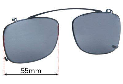 Ray Ban RB5228-C Replacement Lenses 55mm wide 