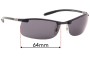 Sunglass Fix Replacement Lenses for Ray Ban RB8305 Tech - 64mm Wide 