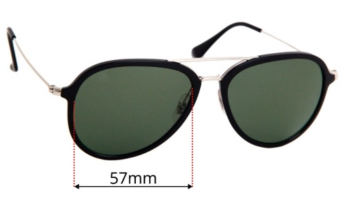 Ray Ban RB4298  Replacement Lenses 57mm wide 