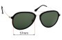 Sunglass Fix Replacement Lenses for Ray Ban RB4298  - 57mm Wide 
