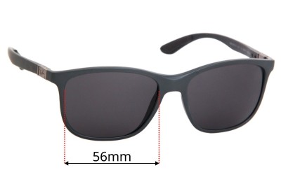 Ray Ban RB4330-CH Chromance Replacement Lenses 56mm wide 