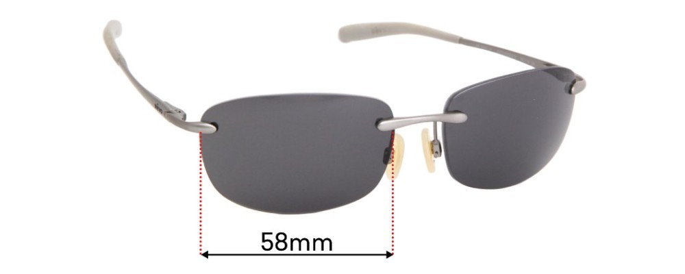 Sunglass Fix Replacement Lenses for Revo RE1032S Outlanders - 58mm Wide