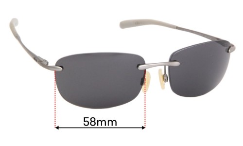 Sunglass Fix Replacement Lenses for Revo RE1032S Outlanders - 58mm Wide 