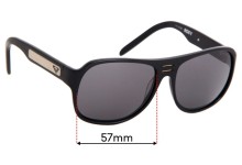 Sunglass Fix Replacement Lenses for Roxy Chillin - 57mm wide