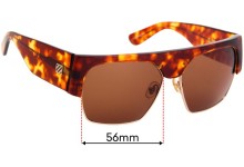 Sunglass Fix Replacement Lenses for Sabre Dr.Paranoid - 56mm wide
