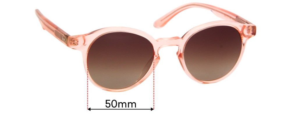 Sunglass Fix Replacement Lenses for Scanlan Theodore  Rose Blade - 50mm Wide