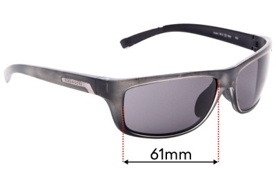 Serengeti Assisi Replacement Sunglass Lenses - 61mm Wide 