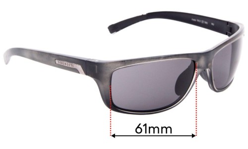 Sunglass Fix Replacement Lenses for Serengeti Assisi  - 61mm Wide 