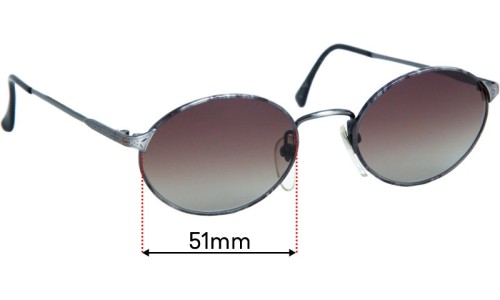 Sunglass Fix Replacement Lenses for Serengeti Drivers 5463V - 51mm Wide 