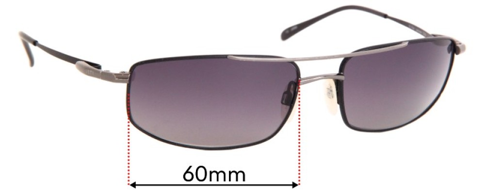 Sunglass Fix Replacement Lenses for Serengeti Lamone - 60mm Wide