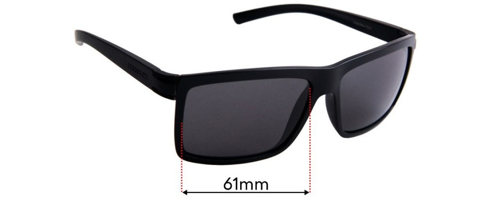 Sunglass Fix Replacement Lenses for Serengeti Large Brera - 61mm Wide