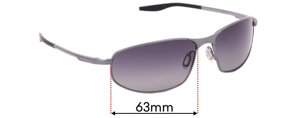 Sunglass Fix Replacement Lenses for Serengeti Matera Large - 63mm Wide