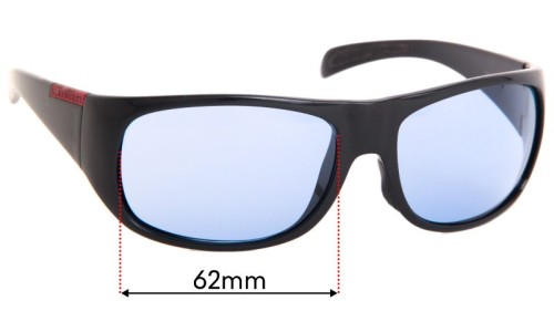 Sunglass Fix Replacement Lenses for Serengeti Mente - 62mm Wide 