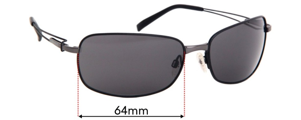 Sunglass Fix Replacement Lenses for Serengeti Trieste - 64mm Wide
