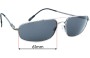 Sunglass Fix Replacement Lenses for Serengeti Velocity GG6692 - 61mm Wide 