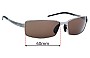 Sunglass Fix Ersatzgläser für Serengeti Verona - 60mm Wide 