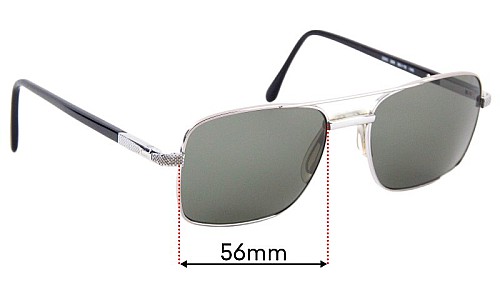Sunglass Fix Replacement Lenses for Sferoflex 2263 - 56mm Wide 