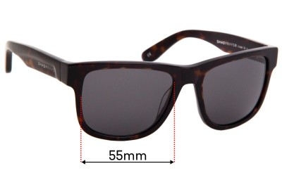 Shady Rays SE:17 Replacement Lenses 55mm wide 