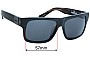 Sunglass Fix Replacement Lenses for Sin Zephyr II - 57mm Wide 