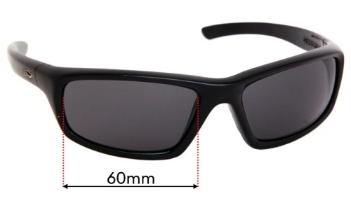 Sunglass Fix Replacement Lenses for Smith Director  - 60mm Wide 